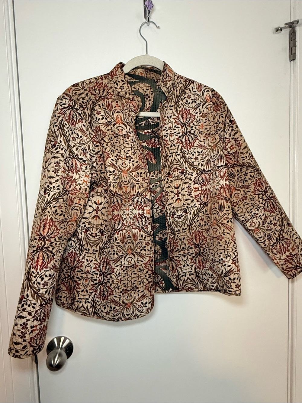 Reversible Floral Print Jacket